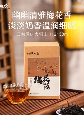 2025年云南凤庆梅花落红茶100g/罐滇红大雪山浓郁奶茶底