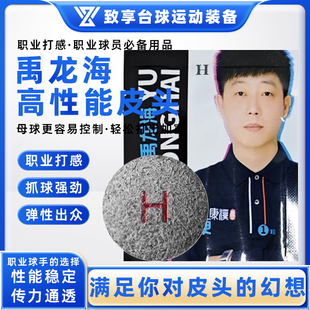 新款禹龙海专属皮头职业台球杆枪头中式黑八斯诺克小头杆台球用品