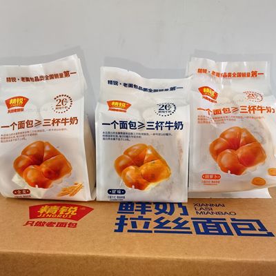 精锐鲜奶拉丝老面包批发