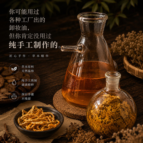 卸妆油高端纯度清爽橙子洋甘菊皮高端卸妆油