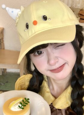 奈里原创显脸小大头围棒球帽