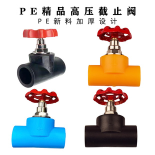 pe全新料截止阀闸阀伟星款联塑款精品管阀门开关热熔管材管件6分