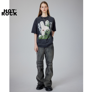 HOTROCK热石摇滚T恤音速青年Sonic T恤 Youth复古Vintage做旧美式