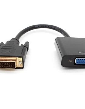 DVI24+1转VGA转接头DVID转VGA连接线1080P高清转模拟转换器