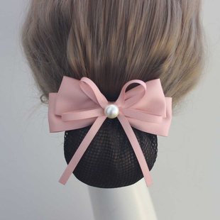 头花发网女护士餐饮服务员网兜酒店银行职业盘发工作头饰发饰发套