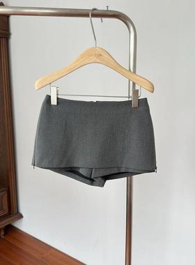 气质西装半身裙女春夏新款小个子防走光a字裙高腰百搭包臀短裙子