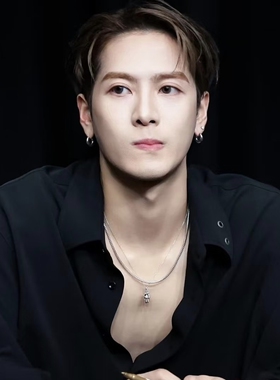 王嘉尔同款小熊机器人盒子链钛钢项链套装