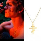 Storrie同款 巅峰对决 康纳·斯托瑞Connor 东正十字吊坠项链潮圈