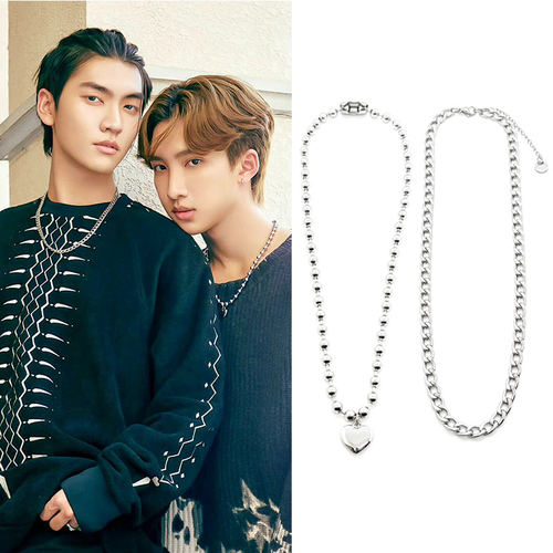 bossnoeulckm圈扣圆珠爱心项链圈