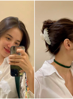 宋佳同款绿玛瑙长项链可双层叠戴变锁骨颈链 母亲节520送礼礼盒装