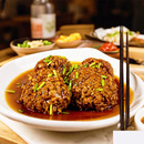 膳博士新鲜黑猪肉红烧狮子头肉圆大肉丸子四喜丸子扬州熟食预制