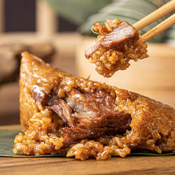 膳博士黑猪肉新鲜大肉粽五花肉粽子端午鲜粽浙江嘉兴特产手工粽