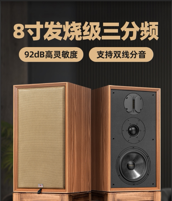 书架木质HIFI发烧高保真音箱