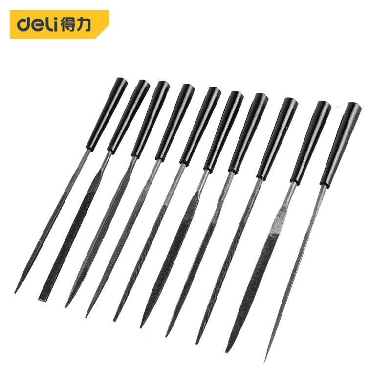 得力（deli）锉刀组套 锉刀什锦锉打磨工具套装制作桃木发簪diy工