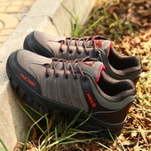 加绒保暖鞋 秋冬季 防水防滑耐磨工作鞋 徒步鞋 户外休闲鞋 男登山鞋