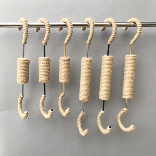 麻绳挂钩裤钩服装店S钩挂钩金色S型挂钩女装店挂衣服S勾挂衣钩