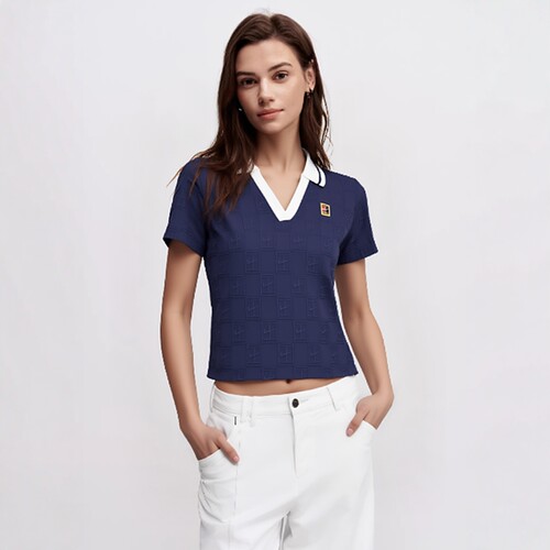 Nike耐克网球服女26澳网运动短裤POLO衫短款V领T恤IB0773/IB0770