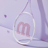 威尔胜网球拍女新款 薰衣草紫色全碳素一体拍wilson训练进阶拍