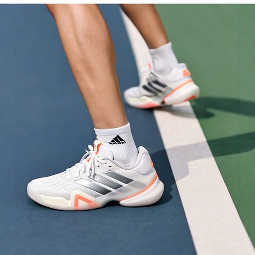 Adidas阿迪达斯网球鞋女狼牙14代球星26澳网同款Barricade JR1765