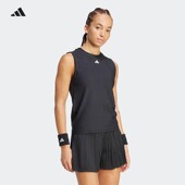 Adidas阿迪达斯网球服女25年温网王欣瑜同款 运动背心JN6902 无袖