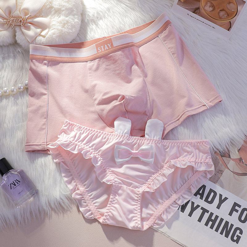 2条装情侣内裤一男一女