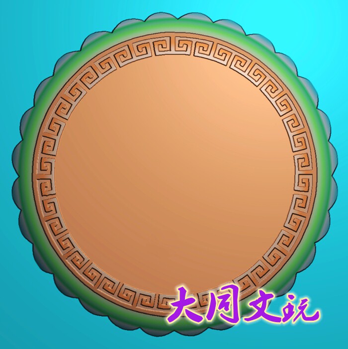 月饼浮雕图精雕图灰度图雕刻图 JDP/bmp   万能花边素面月饼模具