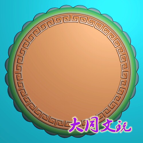 月饼浮雕图精雕图灰度图雕刻图 JDP/bmp   万能花边素面月饼模具