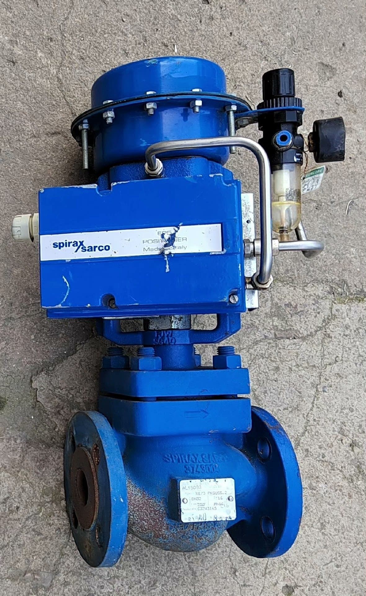 spirax sarco斯派莎克气动执行阀ep5 pn912