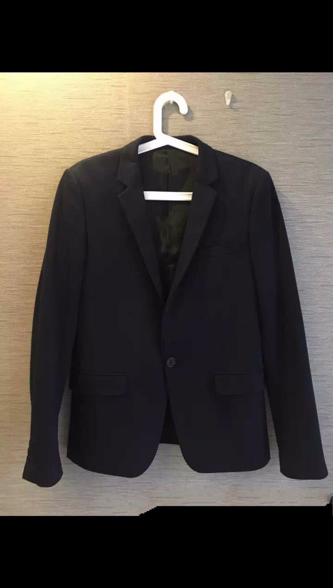 vogue男士西装9.5新 藏蓝色 男士 休闲西装外套 vo