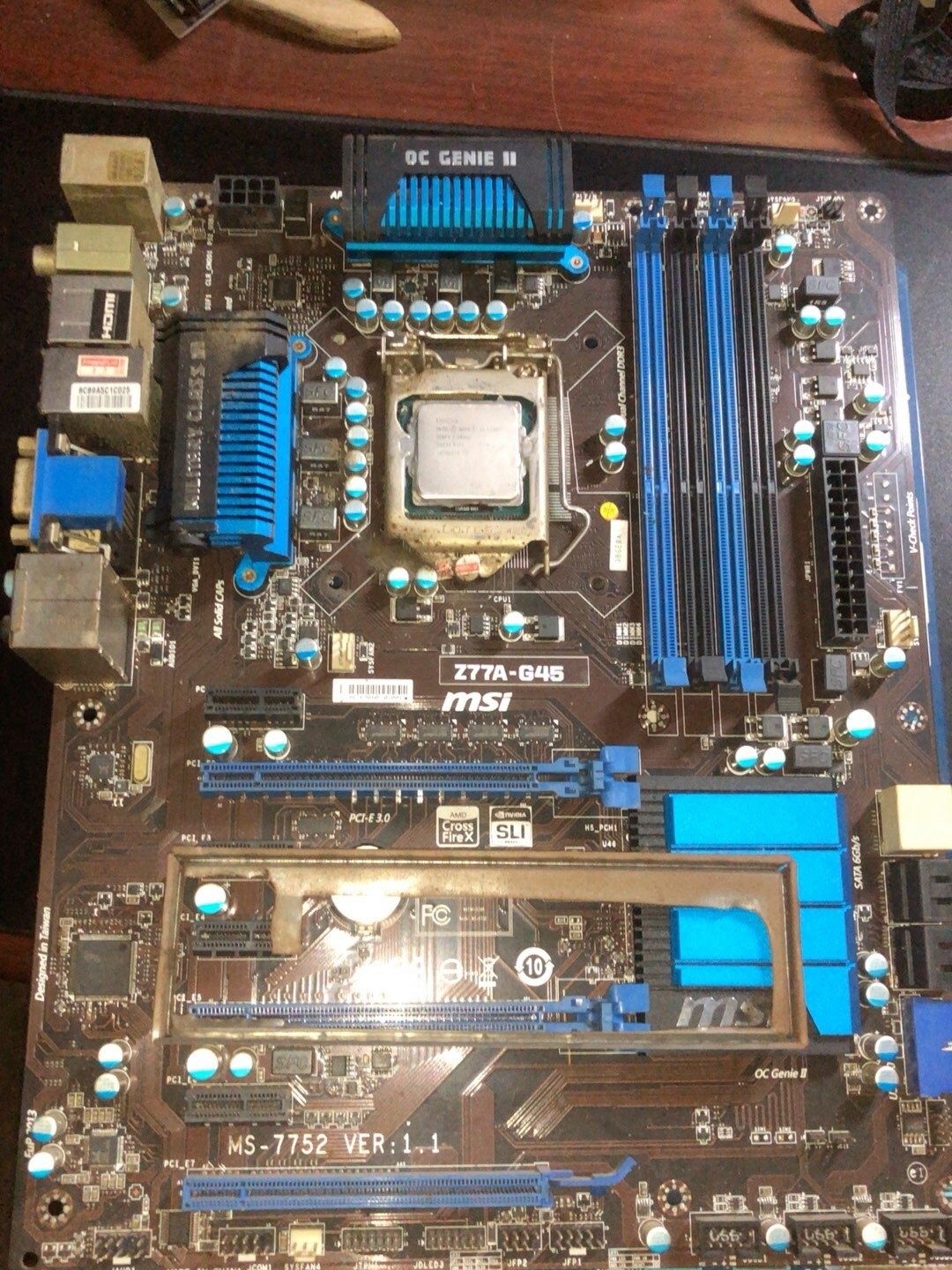 微星z77主板 e3 1230v2 挡板不是原装议价品