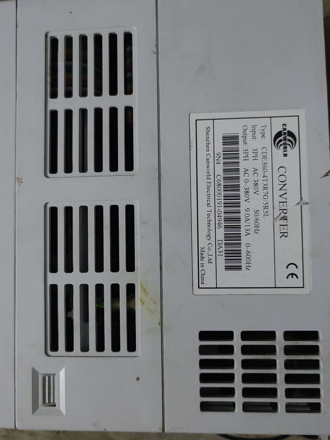 原装康元变频器canworld cde36