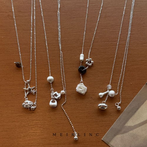 MEIRLINC 海岸繁花 不规则小众独特设计扣高级感法式气质ins百搭