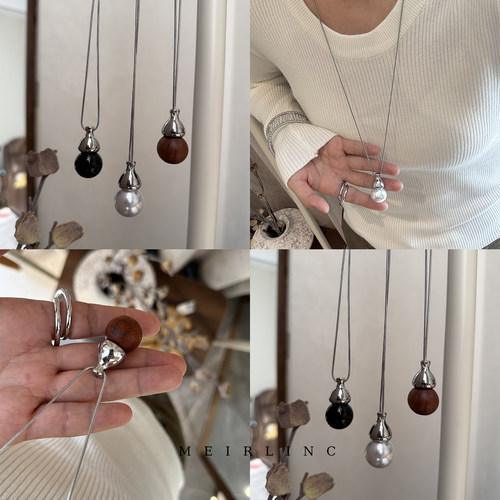 MEIRLINC 小福禄 简约复古时髦老钱小众设计高级感新中式情侣ins