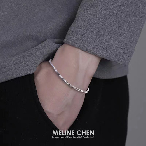MELINE CHEN 简约复古编织小众设计感个性潮酷ins嘻哈高级感百搭