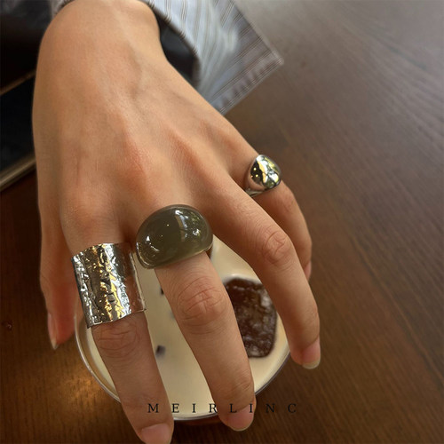 MEIRLINC 原创小众独特高级感法式复古风设计新款夸张中性ins个性