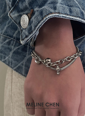 MELINE CHEN 缠绕 原创设计师款复古小众高级感国潮酷ins情侣嘻哈