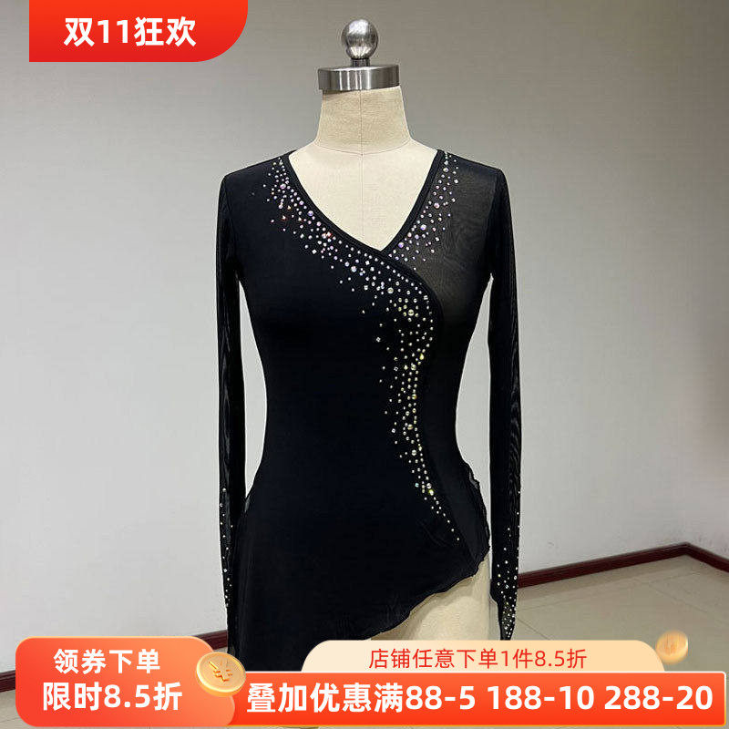 古典舞练功服纱衣过渡色