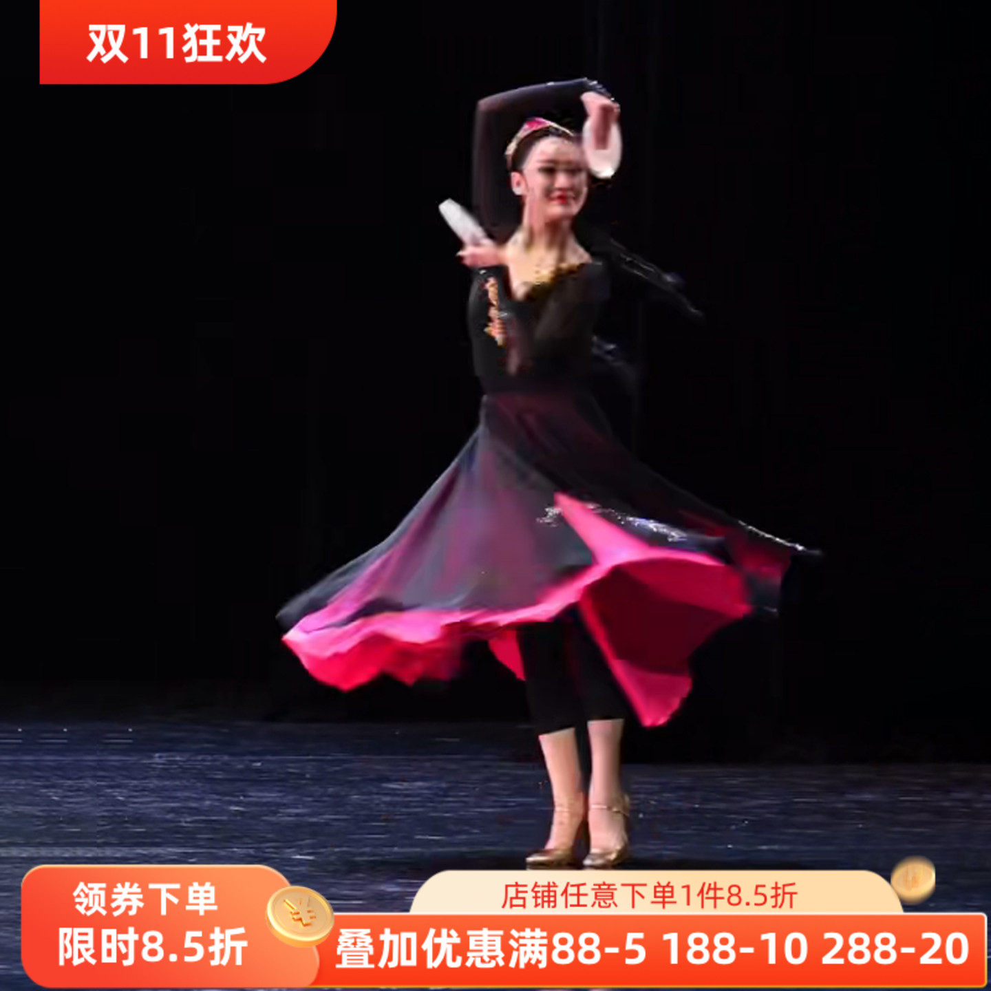 桃李杯新疆维吾尔族女子组合服装