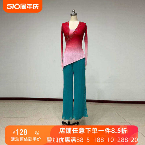 桃李杯胶州纱衣舞蹈服