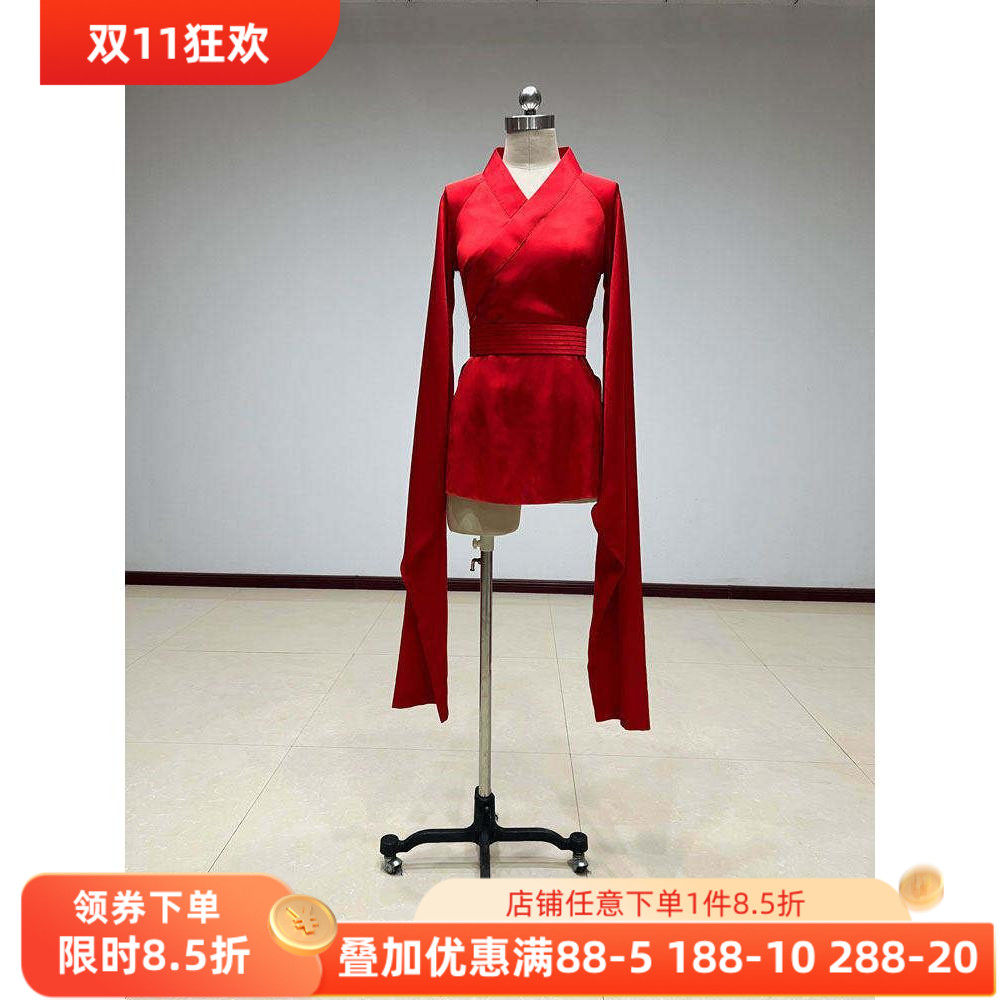北舞古典舞蹈服汉唐练功服女国学汉服集训班演出表演上衣民族民间