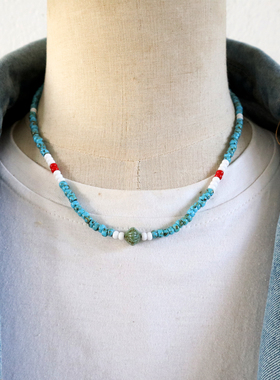 原创设计捷克进口琉璃珠男女项链