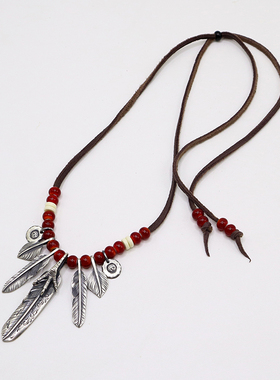 925纯银羽毛吊坠飞鸟项坠项链