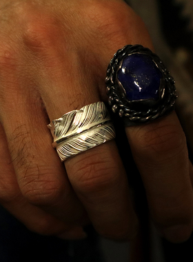 男女通用925纯银日潮戒指指环