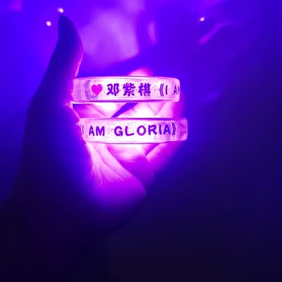 邓紫棋GEM应援紫色定制发光灯牌