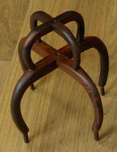 红木笼爪 画眉笼维修配件或自己DIY鸟笼的用品 榫卯结构红木鸟笼