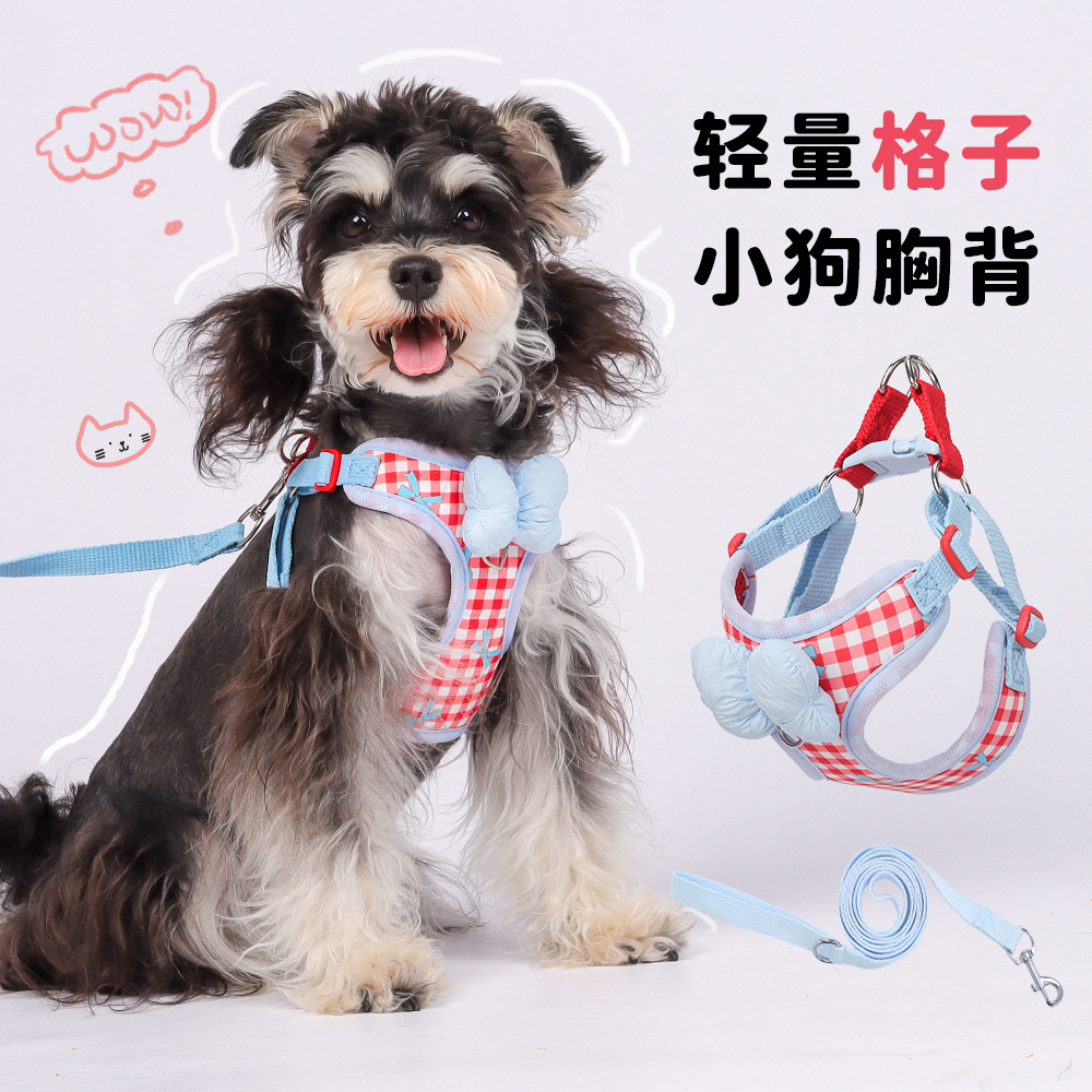 狗狗牵引绳外出宠物胸背带遛狗绳