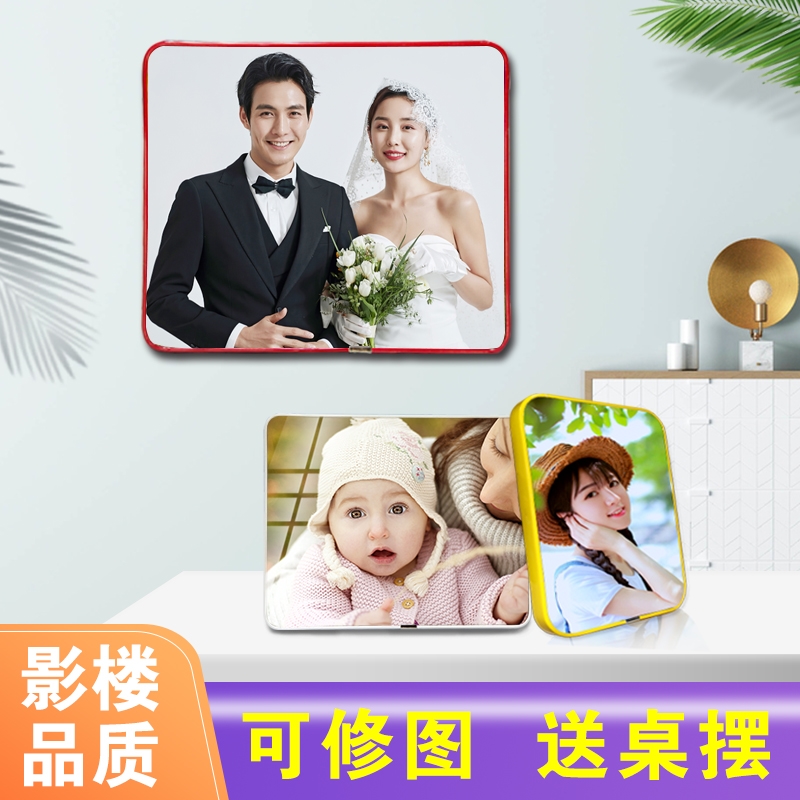 摆台摆台照片定制水晶木版画