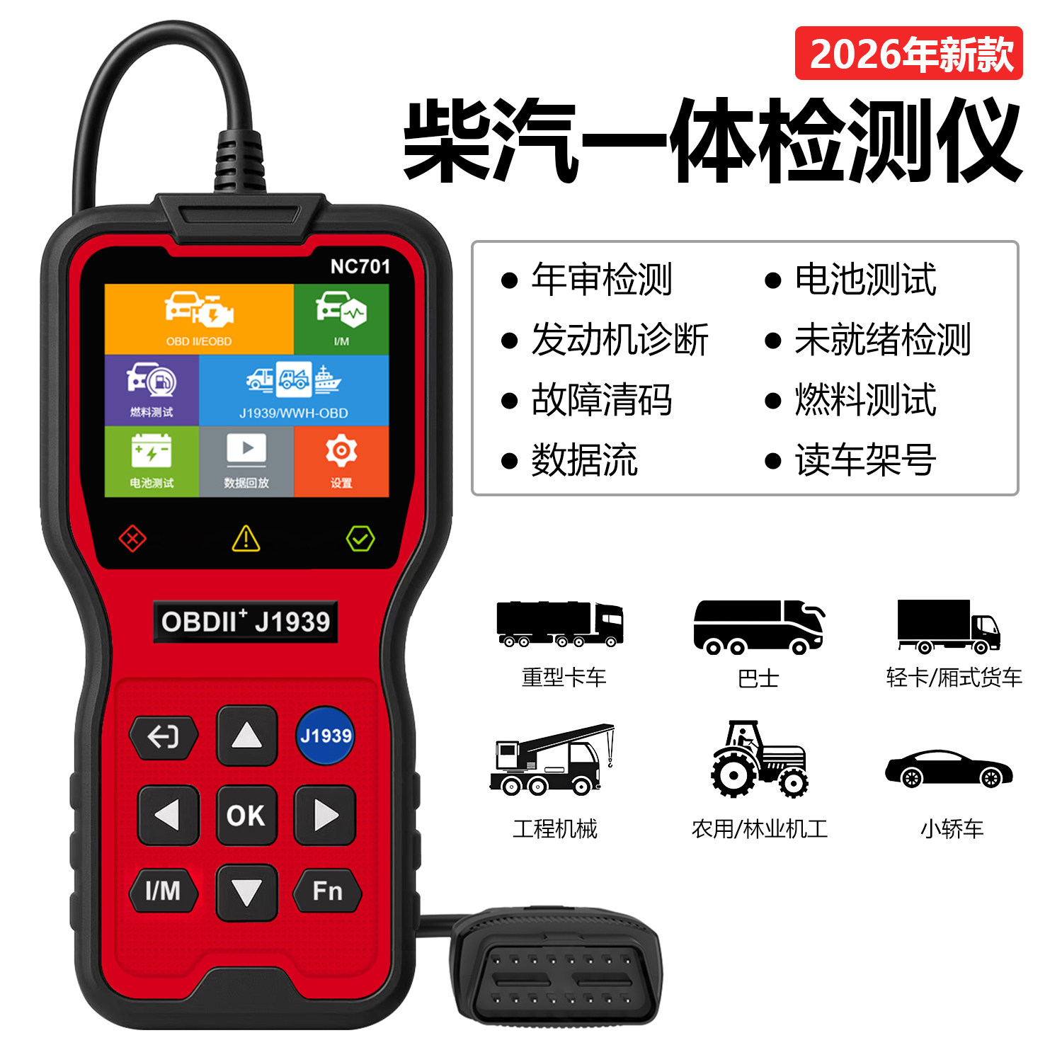 重卡+轻卡+小轿车+工程车+农用机