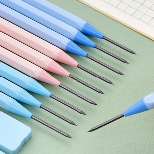 得力自动铅芯粗芯2.0HB活动铅笔小学生一年级用不易断芯铅笔套装 2B绘图铅笔按动铅笔芯粗铅芯简约好用办公用