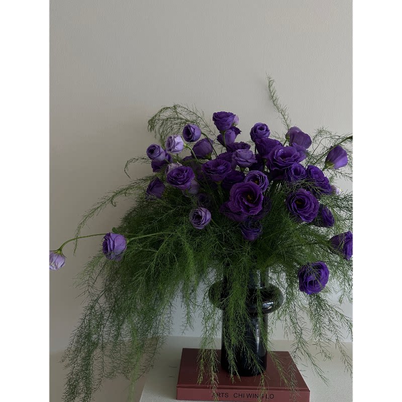 洋桔梗鲜花混搭瓶插花水养鲜切花客厅办公室花瓶插花鲜切花捧花